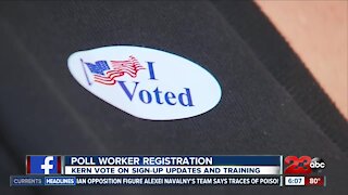 Kern Vote still looking to sign up poll workers ahead of Election Day