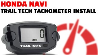 Honda Navi- Trail Tech tachometer install