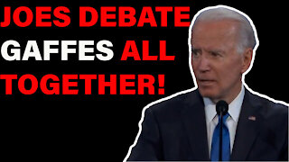 Joe Biden Gaffes and Bloopers From The Second/Final Debate!