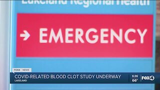 COVID-related blood study underway