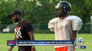 Armless football player Jamarion Styles fueled by adversity