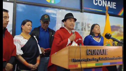 Líder de la CONAIE agradece a los ecuatorianos por el respaldo a las recientes movilizaciones