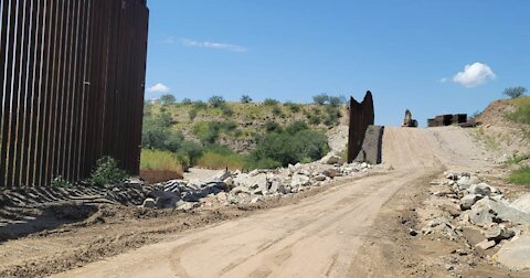 Large Sections of Border Wall REMOVED, WIDE OPEN Along Heavily Trafficked Drug Route