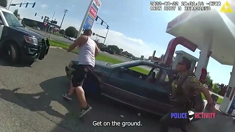 Bodycam Footage Shows Shooting and Chase of Armed Man in Kennewick, WA