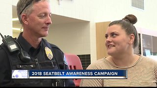 High schoolers buckling up for national seatbelt campaign