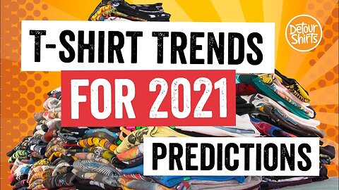 Top 10 T-Shirt Design Trends for 2021 | My fashion predictions for Print on Demand t shirts.