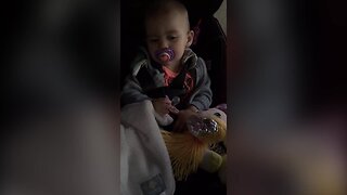 Baby Can't Decide Which Pacifier She Wants