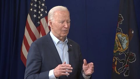 Biden says he made it clear to Israelis not to attack Israel 😂