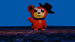 Cowboy Teddiursa 3D model