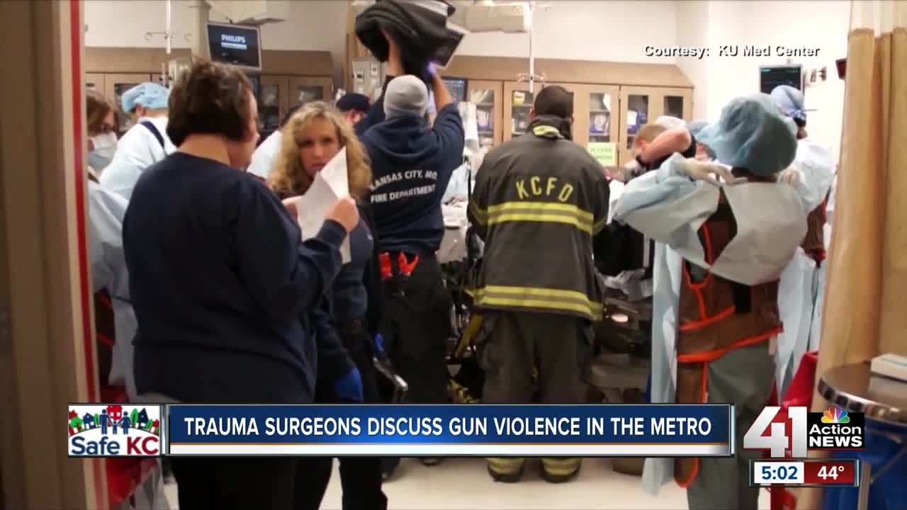 Trauma surgeons discuss gun violence in the metro