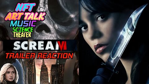 🍿 Scream 6 | Movie Trailer Reaction Jenna Ortega is Ghostface? (Vertical)