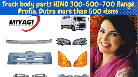 Truck body parts for HINO 300-500-700-Range-Profia-Dutro more than 500 items some with STOCK...