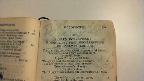 Ode On Intimations Of Immortality From Recollections Of Early Childhood - W. Wordsworth
