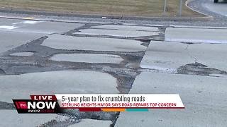 5-year plan to fix crumbling roads