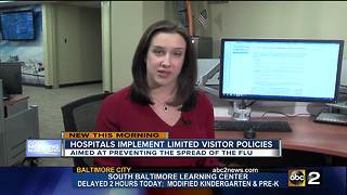 Maryland hospitals limit visitor policies to combat the flu