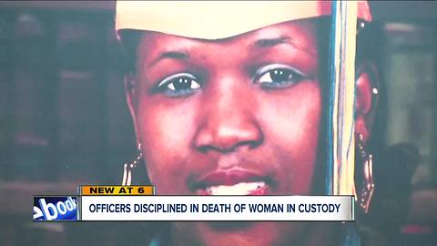 10-day suspension for one officer who took Tanisha Anderson into custody, written warning for other