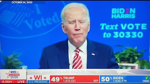 Biden admits there is Voter Fraud