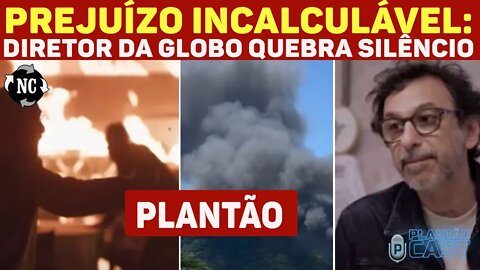Prejuízo incalculável: Diretor da Globo quebra silêncio e revela como cenário de novela pegou fogo