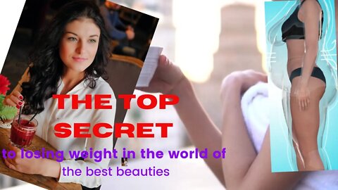 The secret to losing weight in the world of the best beauties #shorts