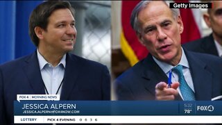 DeSantis vs. Abbott response to COVID-19 surge