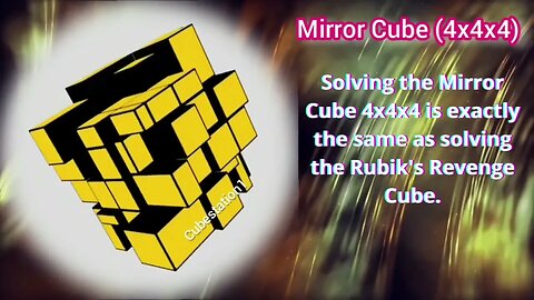 History of #MirrorCube 4x4x4 #Cubestation #cube #rubik'sCube