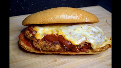 Chicken Parmesan Sandwich | How to Make Chicken Parm in the Air Fryer