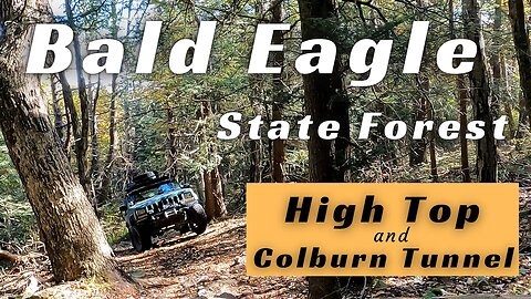 Bald Eagle State Forest – HIGH TOP TRAIL Stunning AUTUMN COLORS and Colburn Tunnel