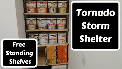 Tornado Storm Shelter Shelves