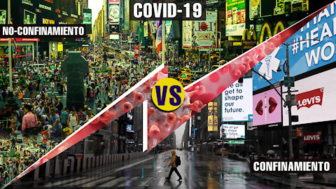 COVID-19: Comparación de los resultados de los países en CONFINAMIENTO vs NO CONFINAMIENTO
