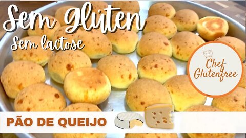 Pão de Queijo sem Lactose e sem Glúten