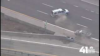 Chase of stolen vehicle ends in crash on I-35/29