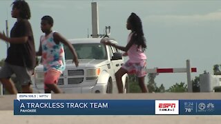 A trackless track team