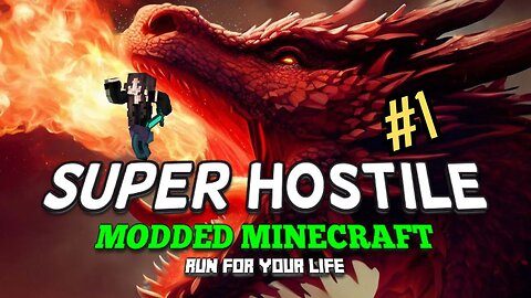 Super Hostile - Send The Cat - Ep 1| Let's Play Modded Minecraft