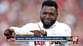 David Ortiz released from hospital nearly 7 weeks after shooting in Dominican Republic