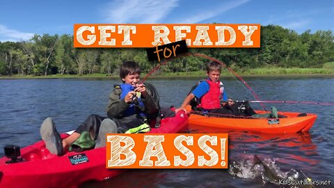 S1:E17 Boys Haul in a Bunch of Largemouth Bass from Kayaks! | Spinnerbait Fishing with Kids Outdoors