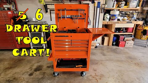 Harbor Freight 5 Drawer Tool Cart MOD!