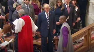Trump Snubs Clergyman At Prayer Service