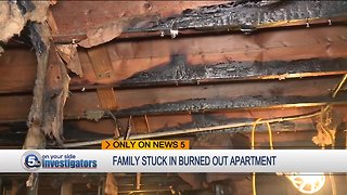 Euclid family demands CMHA move them out of burned-out apartment building