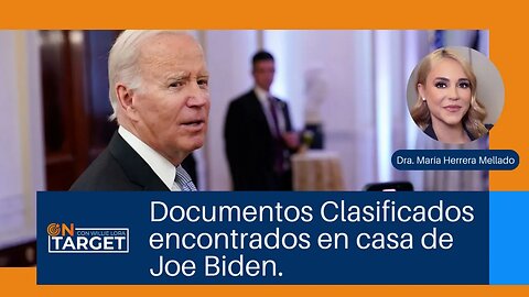 Documentos Clasificados encontrados en casa de Joe Biden.