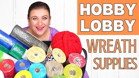 NEW HOBBY LOBBY Deco Mesh Wreath CRAFT Supply HAUL | Friend Mail