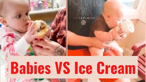 Babies Reaction to First Taste of Ice Cream