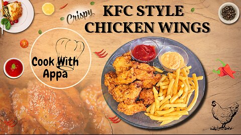 Crispy Chicken Wings KFC Style / Crispy Wings /Fried Chicken Wings #wings #chickenwingsfry #delious
