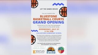 City of Euclid hosts grand opening of 2 new basketball courts