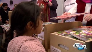 KGUN donates books to charity