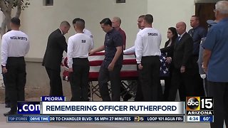 Funeral at 10 a.m. Thursday for Phoenix Officer Rutherford