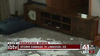 Homes in Linwood are severely damaged