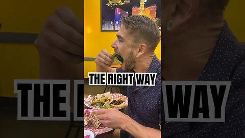 STOP EATING TACOS WRONG - The CORRECT Way To Eat Tacos #food #foodshorts #eattacos #tacos #HowTo