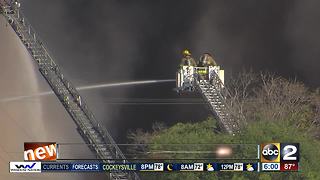 Massive fire at Whitehouse & Schapiro Recycling Plant in Baltimore