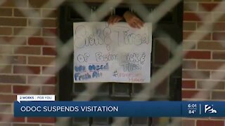 Oklahoma Department of Corrections suspends visitation