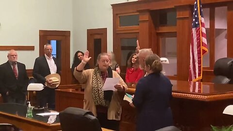 Leonard “Bubba” Powell sworn into the office of Precinct 4 Commissioner in Newton County Texas